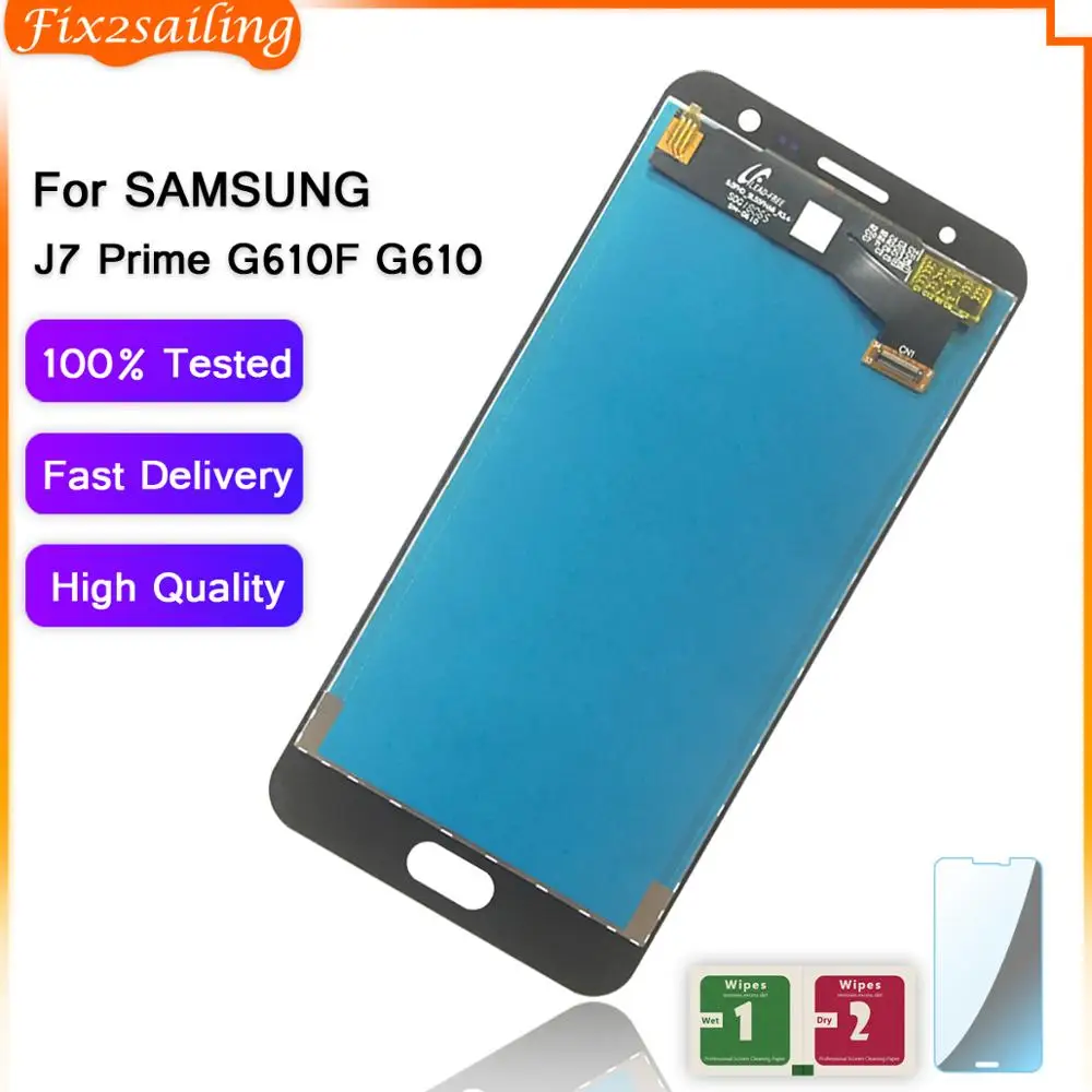 ЖК дисплей с сенсорным экраном в сборе для Samsung Galaxy J7 Prime G610F G610K G610L G610S G610Y 100%|Экраны