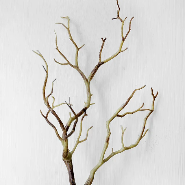 Декоративная ветка дерева, эритроветка, прочная, красивая, 35 см,  комнатная, сухая, белая/зеленая/кофейная, фотопластик | AliExpress