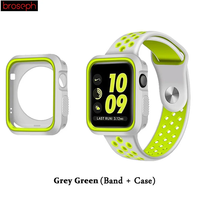 Watch Protector Bumper for Apple watch 4 Case 40mm 44mm Silicone Watch Cases Cover for Iwatch Series 3 2 1 Strap 38mm 42mm