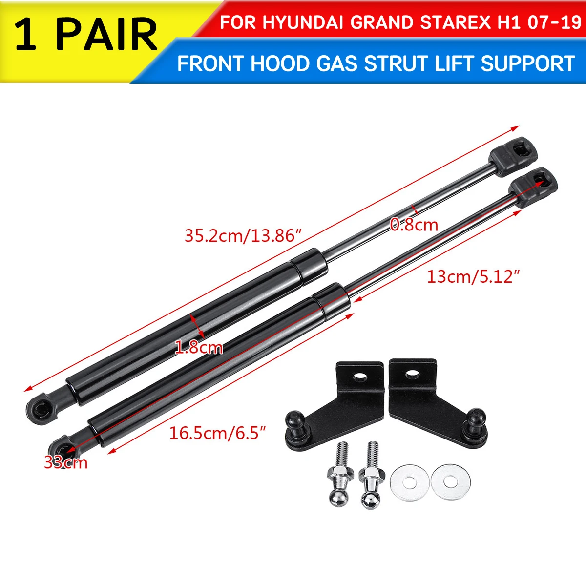 Передняя крышка двигателя автомобиля амортизатор капота для Hyundai Grand Starex H1 2007 2018