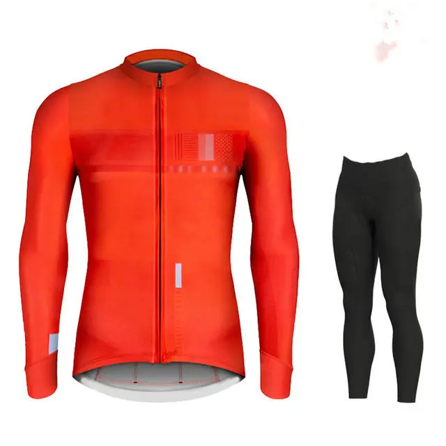 cycling jersey set 6 Футболка для езды на велосипеде, Набор для игры на велосипеде, одежда с длинным рукавом для шоссейного велосипеда, Джерси, Толстовка для мужчин, лайкра, спандекс, Kendra Scott Go Pro, зима - Цвет: cycling jersey set 6