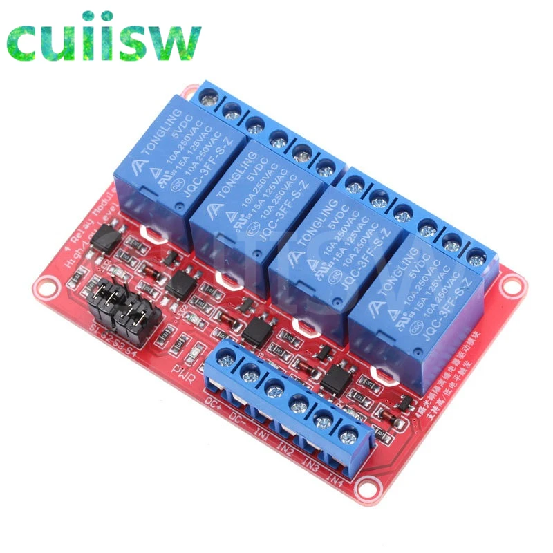 Релейный модуль 1 2 4 8 каналов 5 В плата релейного модуля со стандартным триггером