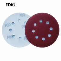 10pcs 5 inch 125mm round sandpaper eight hole disk sand sheets grit 60 3000 hook and loop sanding disc polish