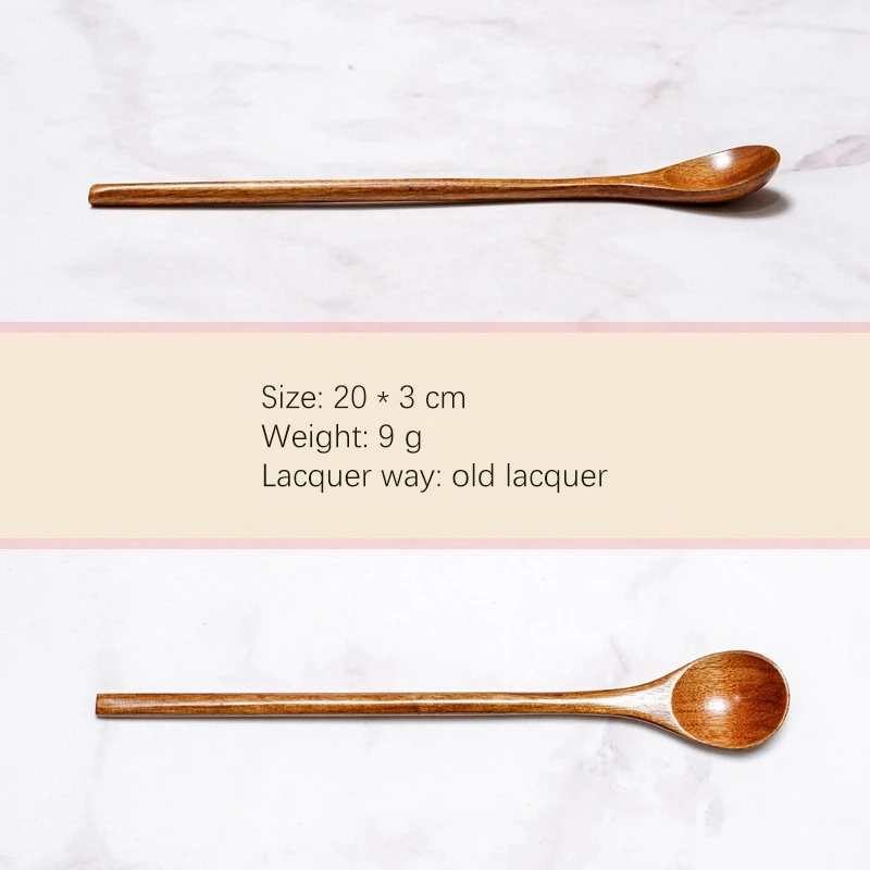 8 шт. японские экологически чистые ложки с длинной ручкой | Дом и сад