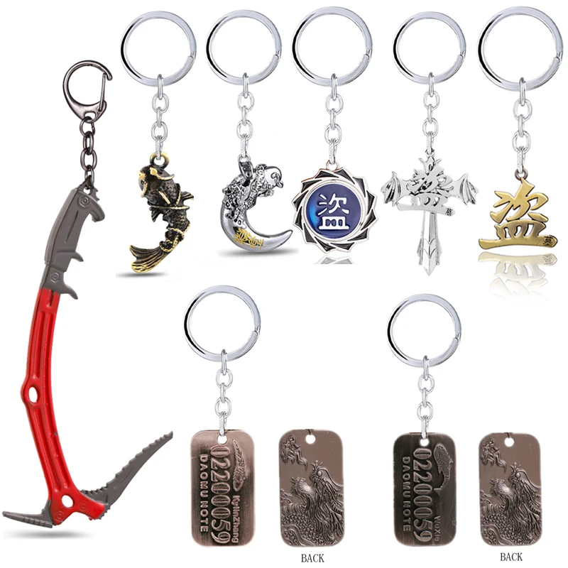 Tomb Raider брелки Лара Крофт топор для скалолазания металлический подвесной брелок