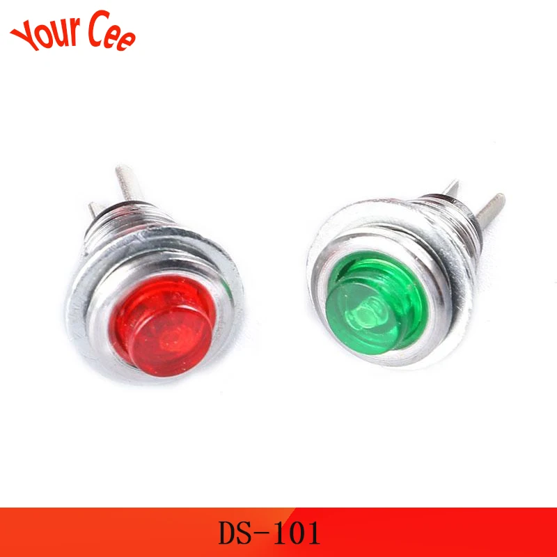 5 шт. DS 101 8 мм вкл/выкл кнопочный переключатель мини Lockless мгновенное микро