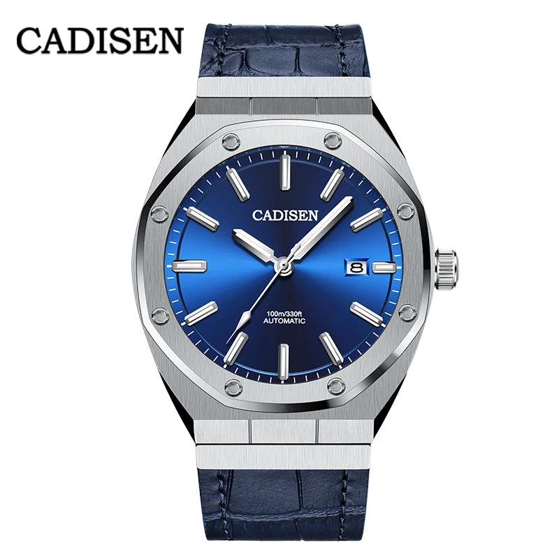 

10bar Divers Watch CADISEN Men Watches 2020 luxury NH35 Movement Automatic Mechanical Watches Calendar Luminous Full Steel Reloj