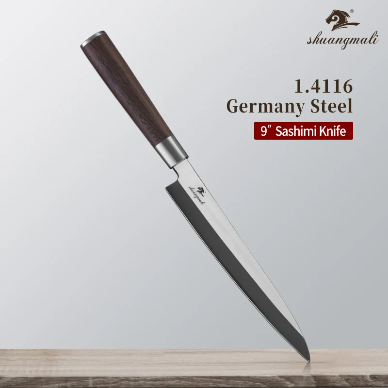 Японские кухонные ножи для шеф повара сашими из нержавеющей стали 1 4116 9