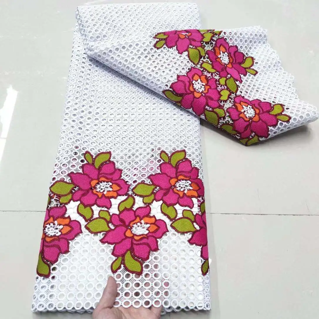 XIUYSAI Африканский гипюровый шнур кружевная ткань модное нигерийское