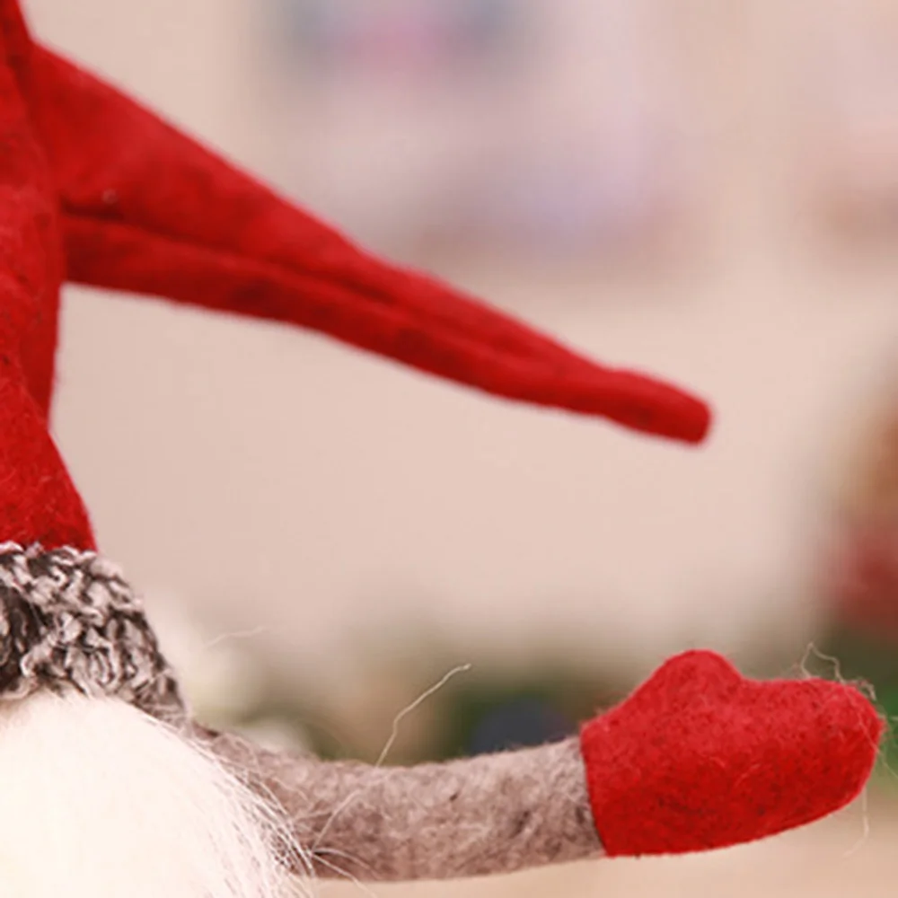 Нордическая Рождественская крышка для бутылки с красным вином нет лица Санта