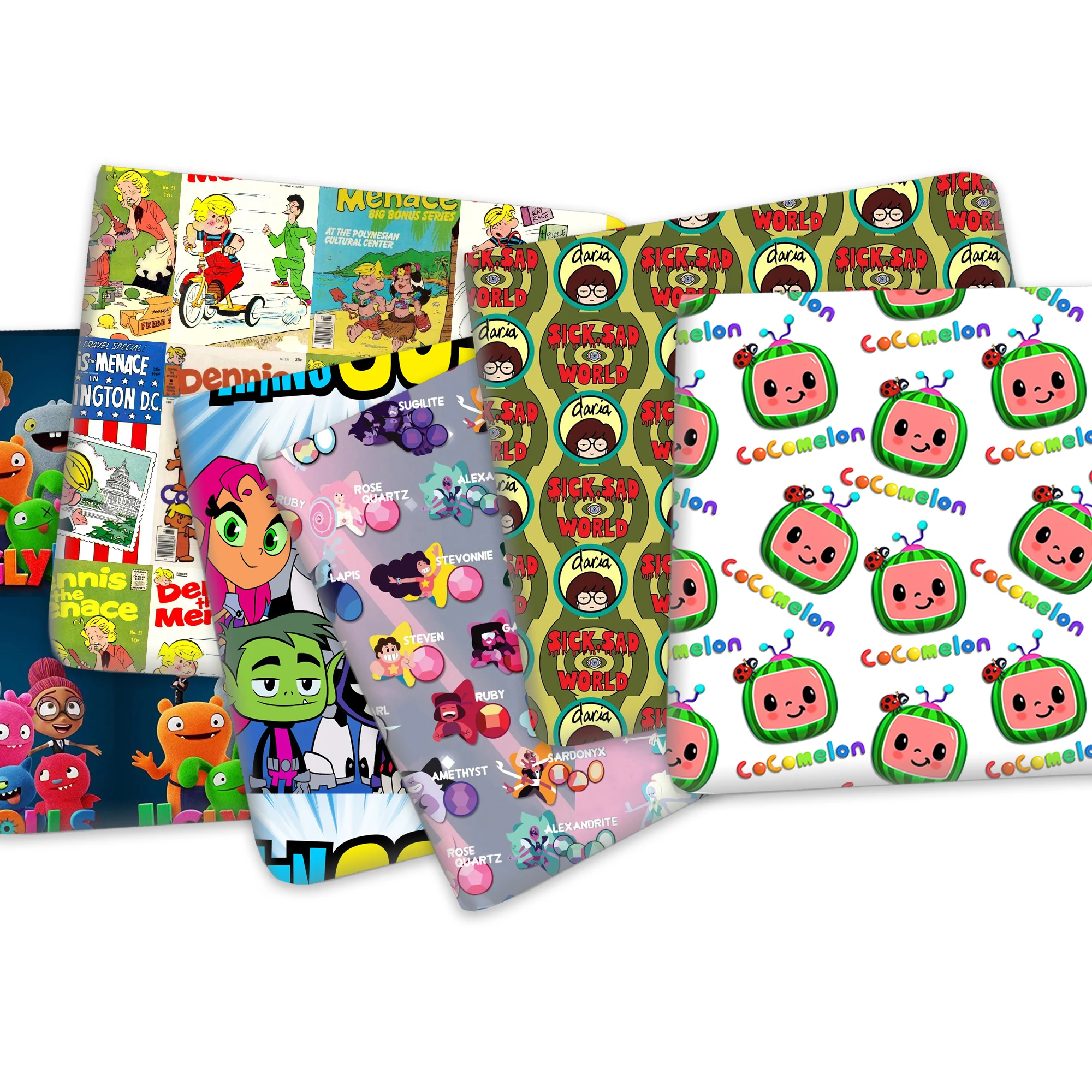 

50*145 см с принтом с героями из мультфильма поли хлопчатобумажная ткань для ткани Дети Домашний текстиль набор «сделай сам» для лоскутное шит...