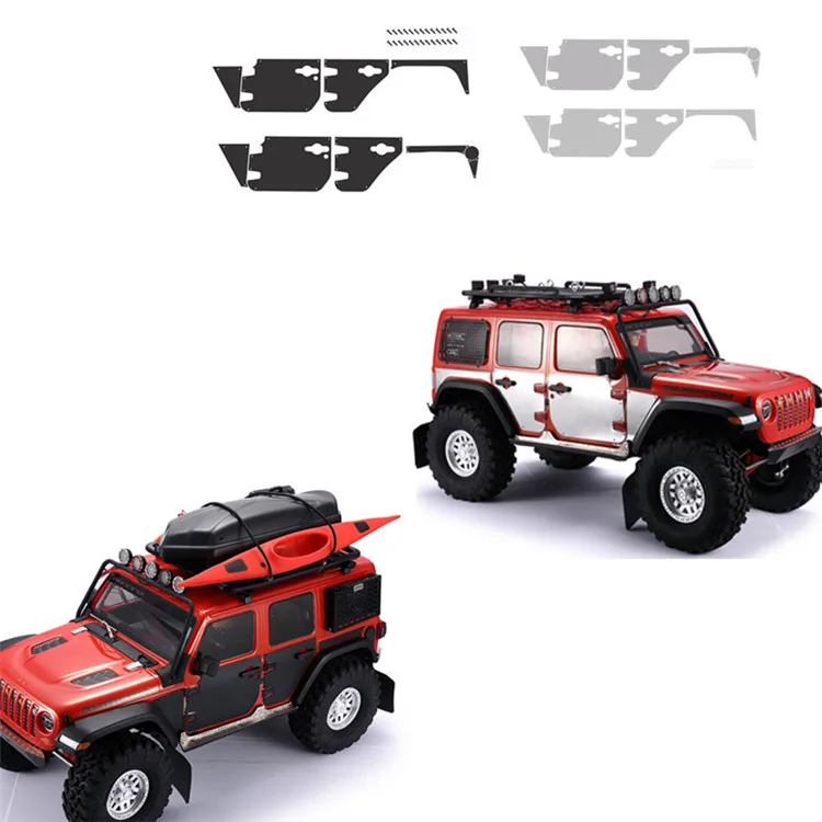 

Large enclosing metal decorative sheet anti-skid plate for AXIAL SCX10 III