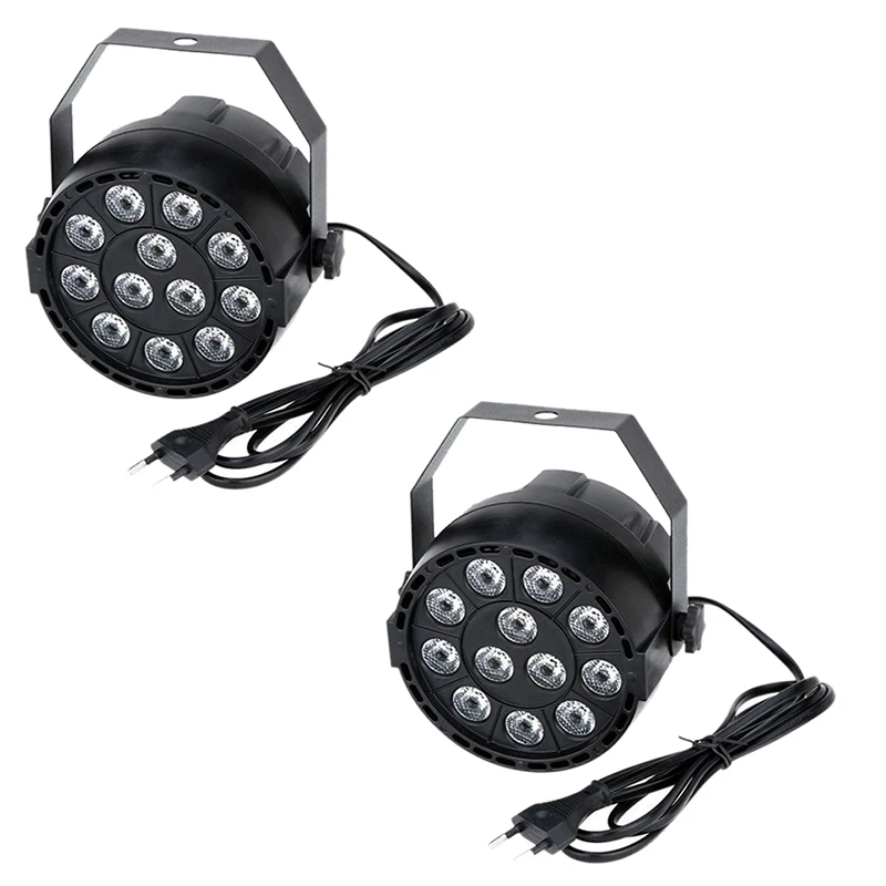 2x15 Вт DMX-512 RGBW светодиодный DJ светильник Эффект диско ing 8 канальный AC 100-240 В | Лампы