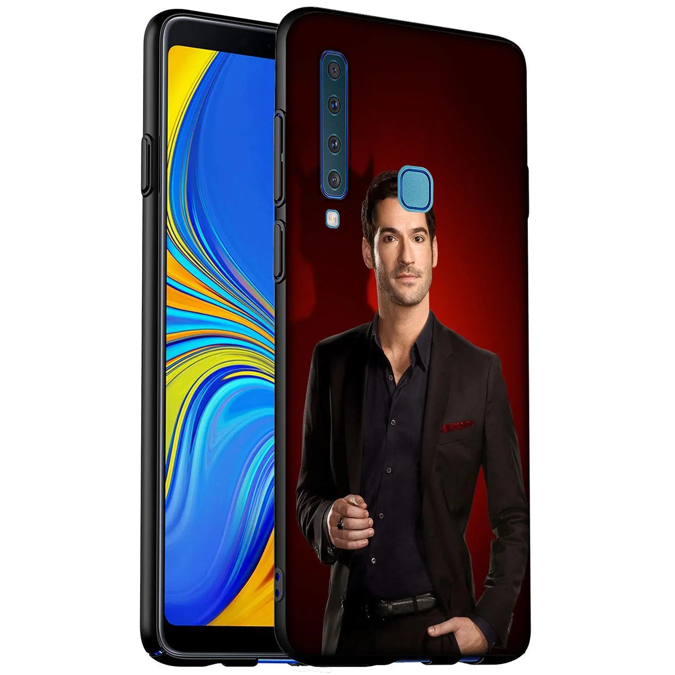 Американский чехол для телевизора Lucife мягкий силиконовый телефона Samsung Galaxy A6 A7 A8