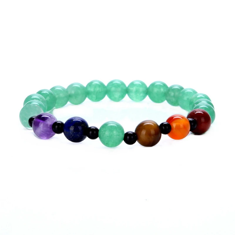 Натуральный Фиолетовый аметист яшма чакра бусины драгоценный камень нефрит агат