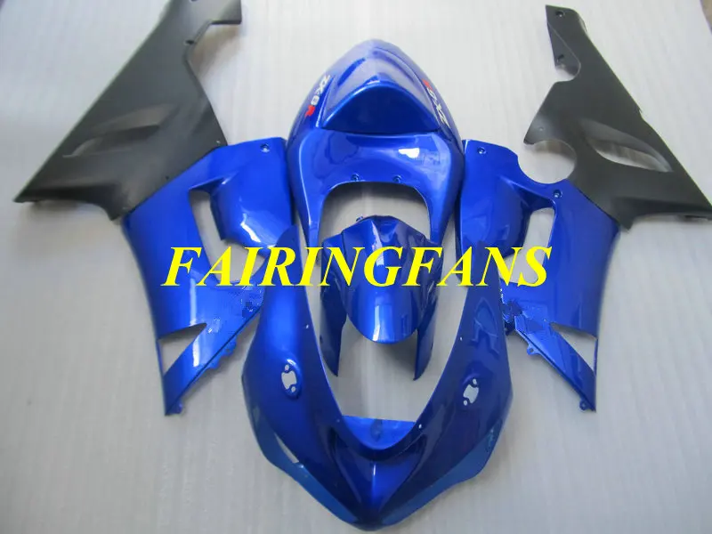 Мотоцикл обтекатель тела комплект для KAWASAKI Ninja ZX6R 636 05 06 ZX 6R 2005 2006 ABS черно голубые
