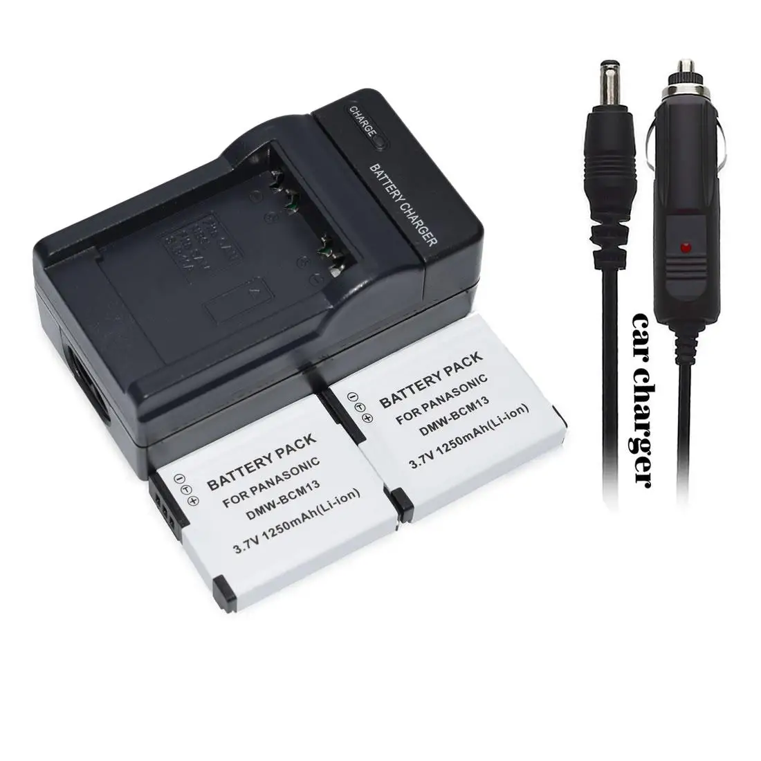 Аккумулятор 2x DMW-BCM13E + зарядное устройство для Panasonic Lumix DMC-ZS30 TZ40 TZ41 DMW-BCM13 |