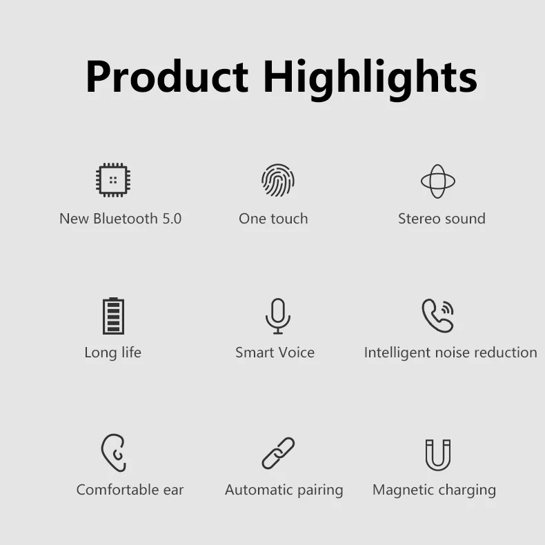 Наушники вкладыши TWS Bluetooth наушники LED настоящие Беспроводные с сенсорным