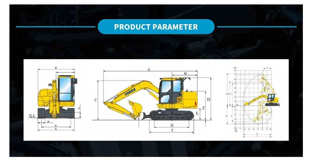 

TE205 Shandong Factory Crawler Excavator Machinery Large Excavator For Hot Sale