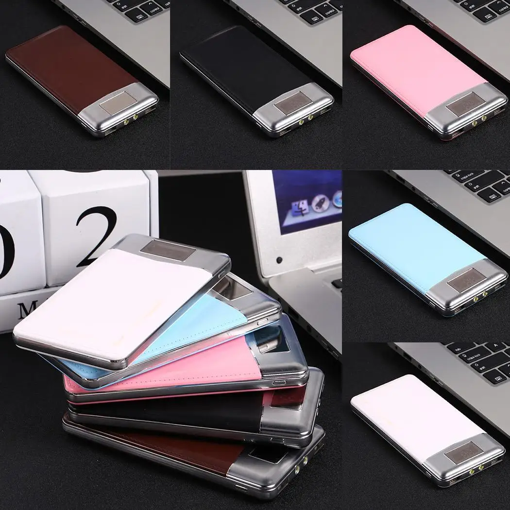 2000 мАч портативный Банк питания двойной USB литий полимерная Внешняя батарея