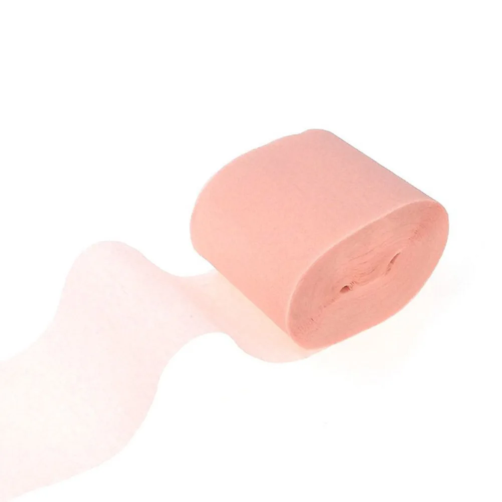

1 roll 10m Light Pink Crepe Paper Streamers DIY Paper Garland Photography Backdrops For Wedding Birthday Party Decoration