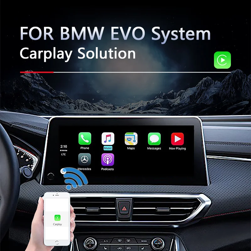 Navihua беспроводной Apple Carplay Android автомобильный модуль для BMW X1 X2 X3 X4 X5 X6 SUV MMI система