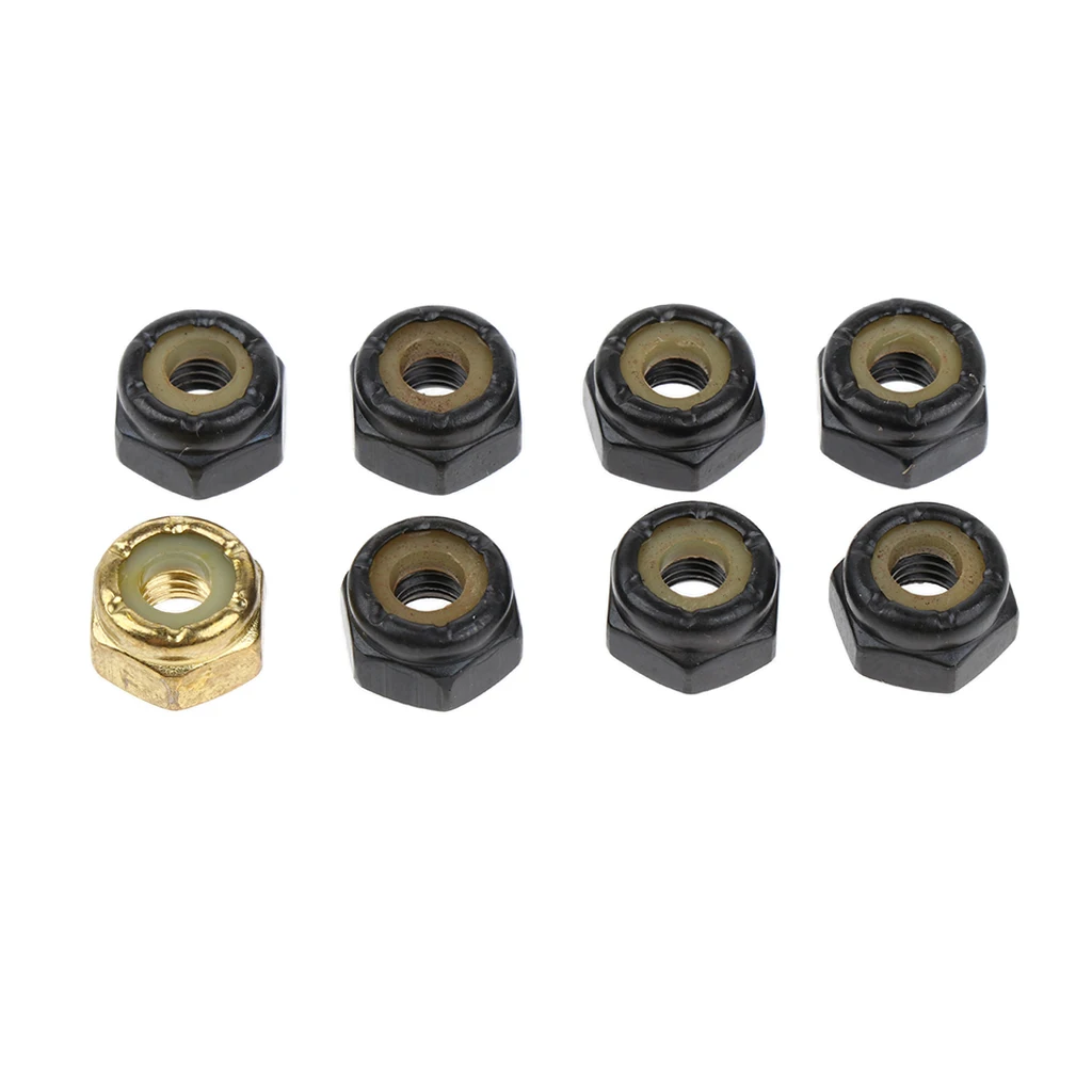 

8pcs Replacement Skateboard Truck Hardware Set Longboard Screws Bolts Wrench