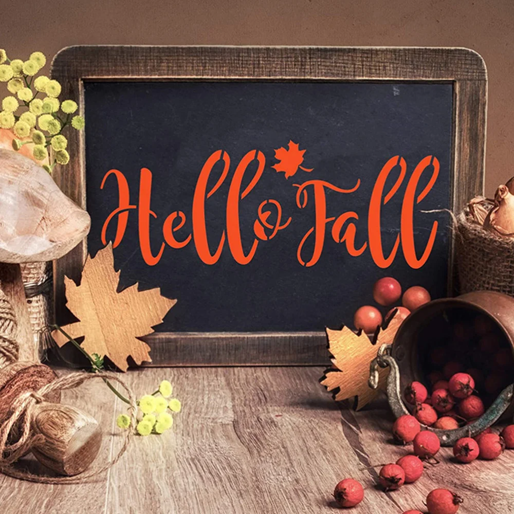 

7PCS English Words Painting Stencils Creative Delicate Spraying Stencils