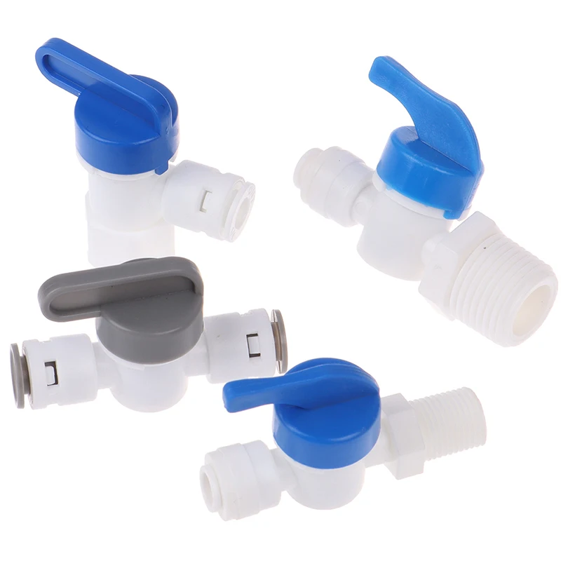 1/4 &quot1/2&quot Встроенный трубчатый кран запорный шаровой клапан быстрое соединение