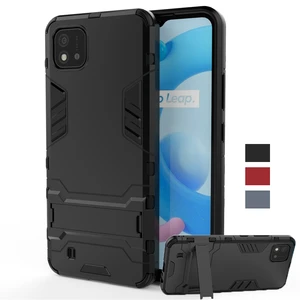 For Cover Oppo Realme C20 Case Shockproof TPU Bumper Robot Stand Holder
Armor Back Cover Realme C21 C25 Phone Case Realme C20