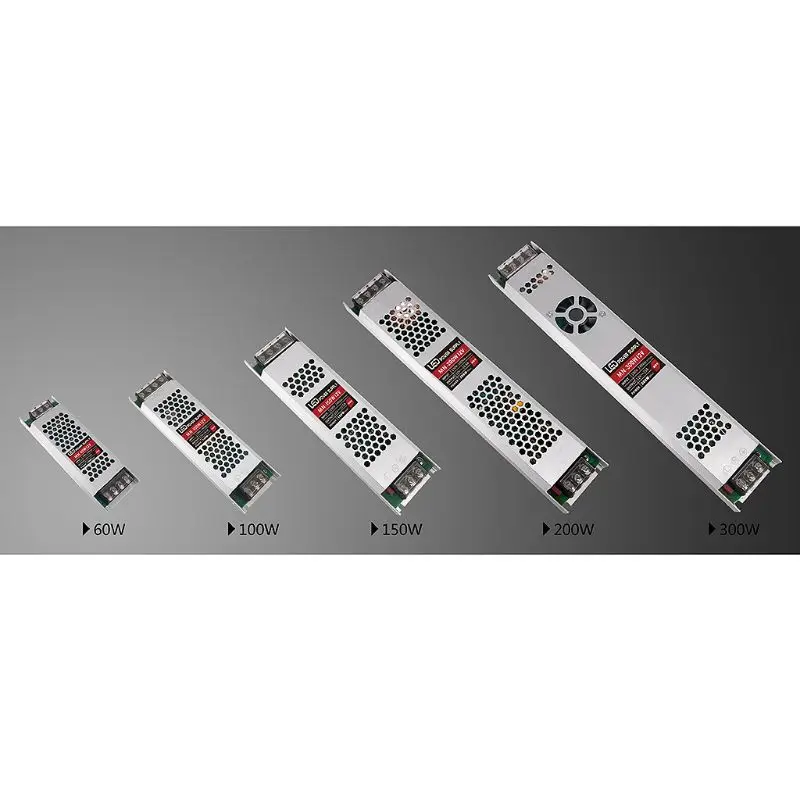 

2021 New AC190-240V To DC12V Ultra Thin LED Power Supply Lighting Transformer Driver For LED Strip Light
