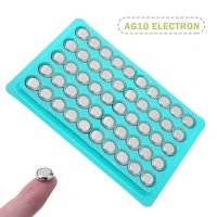 50pcs 1 5v alkaline button battery ag10 l1131 sr1130 189 lr54 cell batteries for small electronic devices watches accessories
