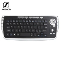 seenda wireless keyboard mini 2 4g with trackball touchpad keyboard for laptop pc portable multi function trackball air mouse
