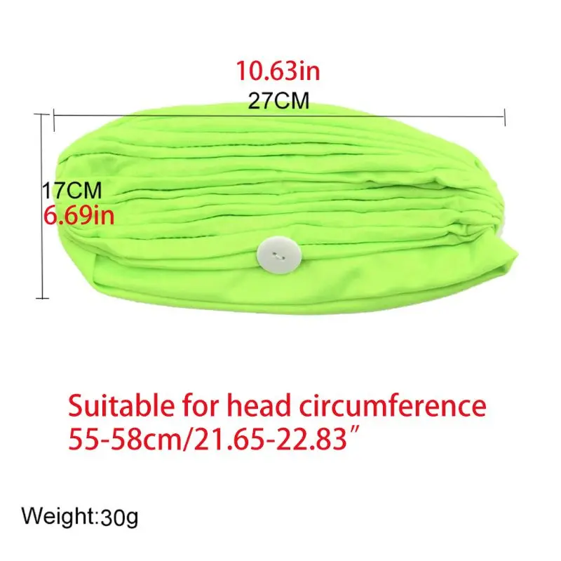 

Women Sport Turban Hat with Button Mask Holder Pleated Solid Color Muslim Beanie Chemo Cap Cross Knot Indian Head Wrap