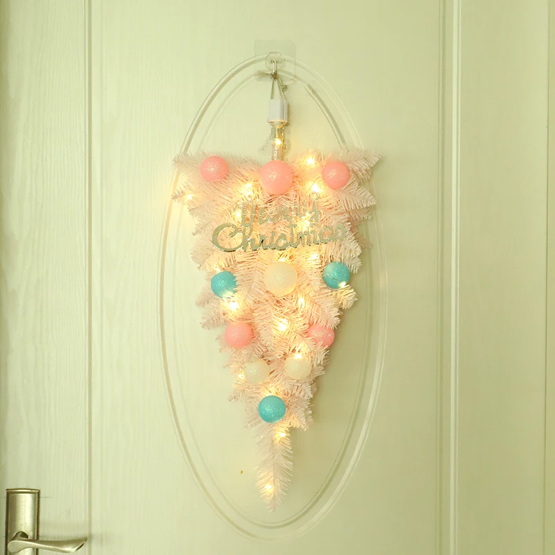 Рождественские товары Рождественское украшение розовая Рождественская елка