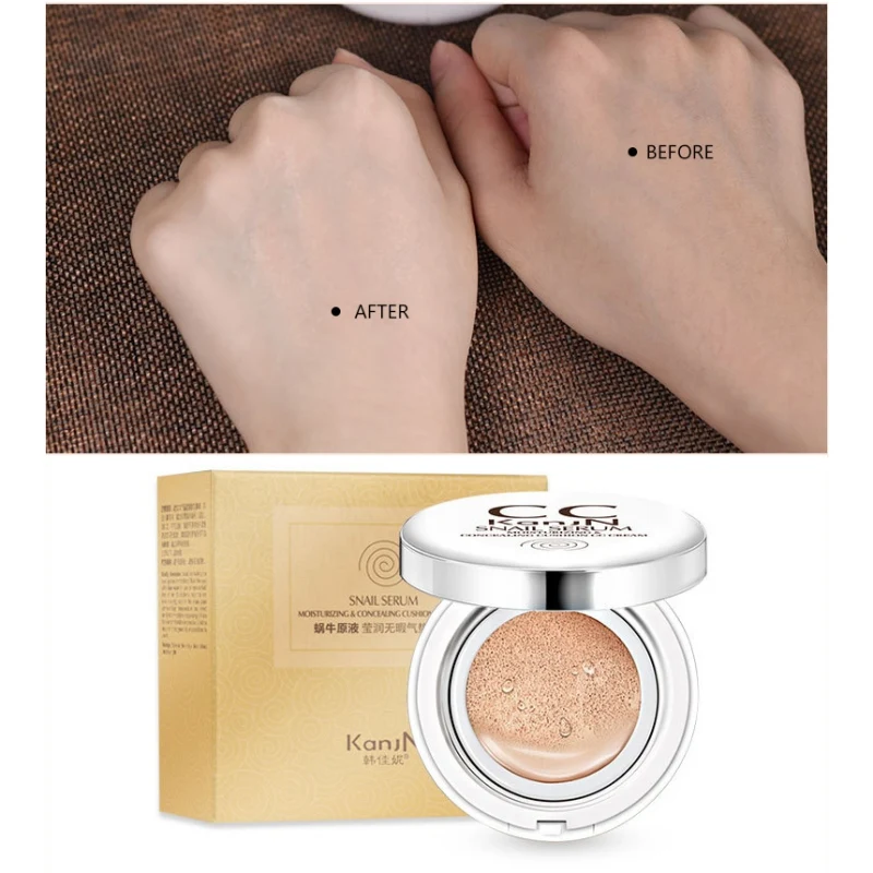 Экстракт улитки Cc крем увлажняющий чехол дефекты даже цвет кожи маскирующий