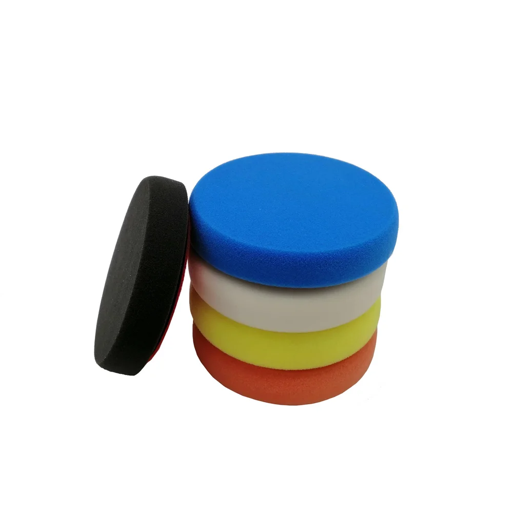 Polishing Sponge Pad 5 Inch Pads Car Accessories with Hook and Loop Waxing for Polisher | Автомобили и мотоциклы