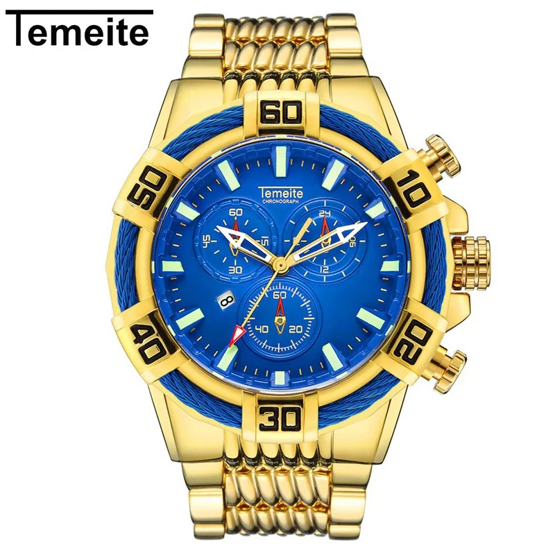 Часы мужские кварцевые аналоговые водонепроницаемые в стиле милитари|Кварцевые