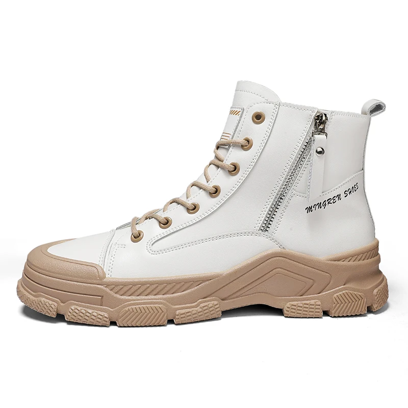 

Мужские кожаные ботинки с меховой подкладкой, черные повседневные теплые ботинки для улицы, для прогулок, для осени и зимы, 2021