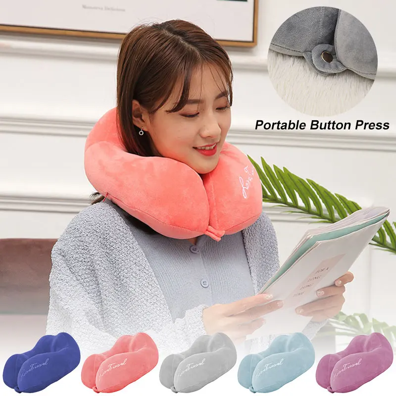 Путешествия U формы из пены с эффектом памяти медленного пенным наполнителем для