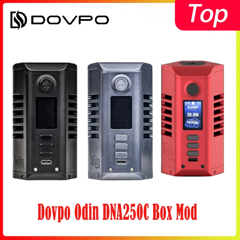 Новый дизайн Dovpo Odin DNA250C бокс мод питается от двух 21700 батарей подходит атомайзер