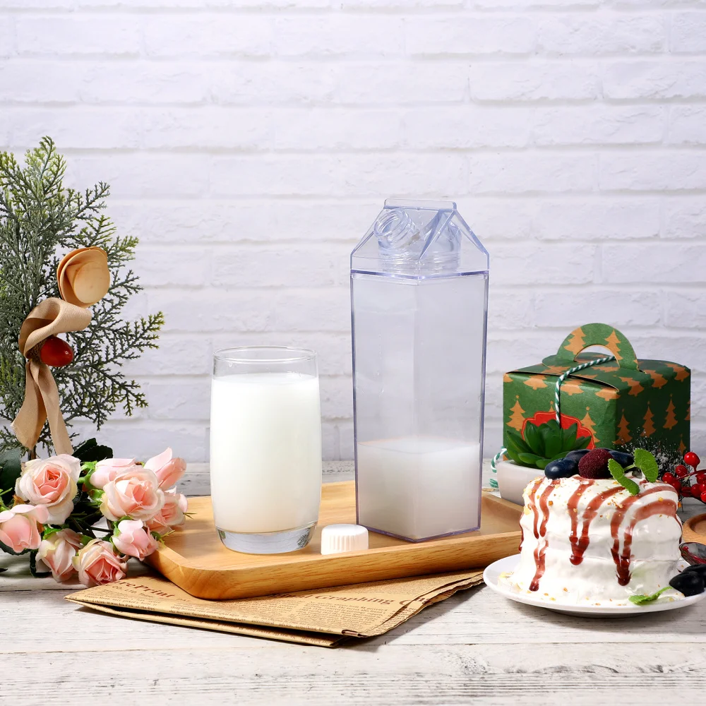 

Hemoton 2pcs Transparent Bottle 500ml Bottle Drink Container Empty Storage Bottle for Home Daily Use