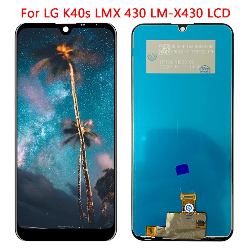 ЖК-дисплей 6 1 ''lmx 430 для LG K40s LM-X430 сенсорный экран с рамкой дигитайзер в сборе LCD