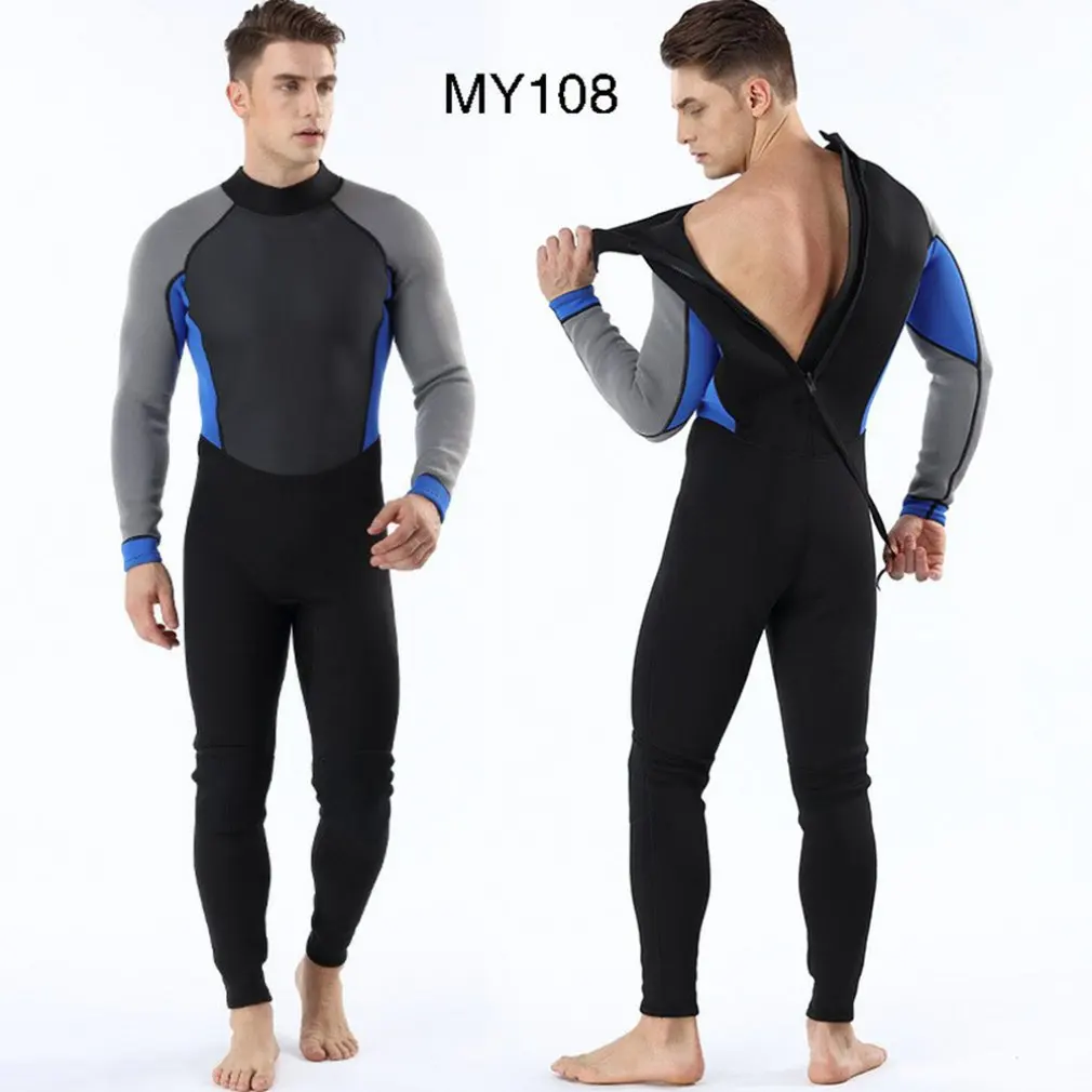 

Premium Neoprene Wetsuit 3MM Men Scuba Diving Thermal Winter Warm Wetsuits Full Suit Swimming Surfing Kayaking Equipment Black