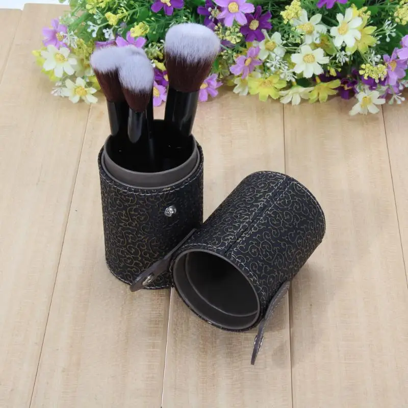 Из искусственной кожи путешествия кисти для макияжа подставка ручек хранения