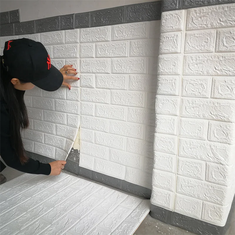 10 шт. кирпичная 3D Наклейка на стену DIY настенная панель самоклеющиеся обои для гостиной у телевизора на кухне фон настенная спальня домашний декор