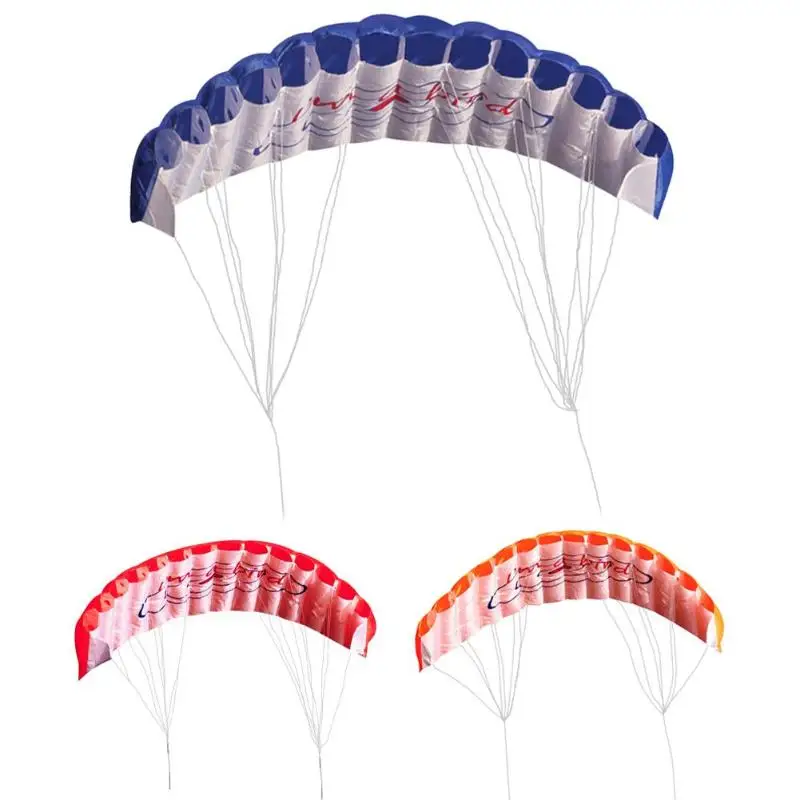 

Rainbow parachute Outdoor Fun Dual Line Stunt Parafoil Sports Beach Kite kid funny toy shocker Education toys Skydiving toy
