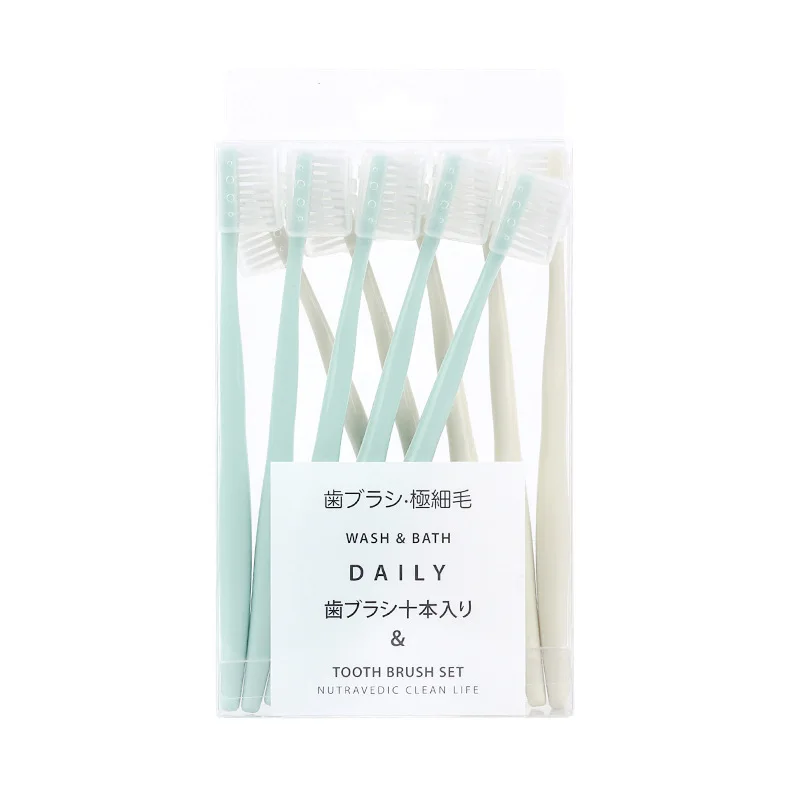 10pcs toothbrush Держатель для зубных щеток, автоматический диспенсер для зубной пасты, соковыжималка для ванной комнаты, стойка для хранения, настенное крепление, наборы аксессуаров для ванной комнаты - Цвет: 10pcs toothbrush