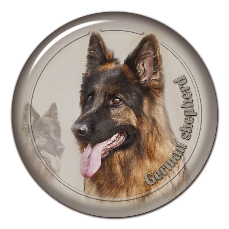 

B0874# 13CM/17CM Self-Adhesive Decal German Shepherd Dog V2 Car Sticker Decors on Bumper Rear Window Laptop