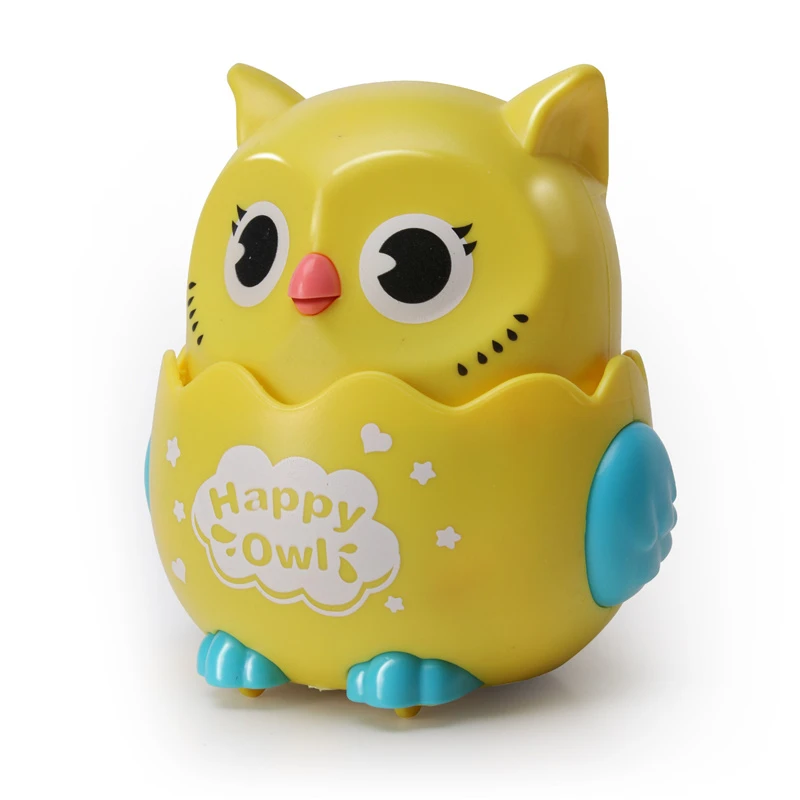 

Super cute children press net red owl inertial pull back car head can turn baby puzzle cartoon toy boy girl gift
